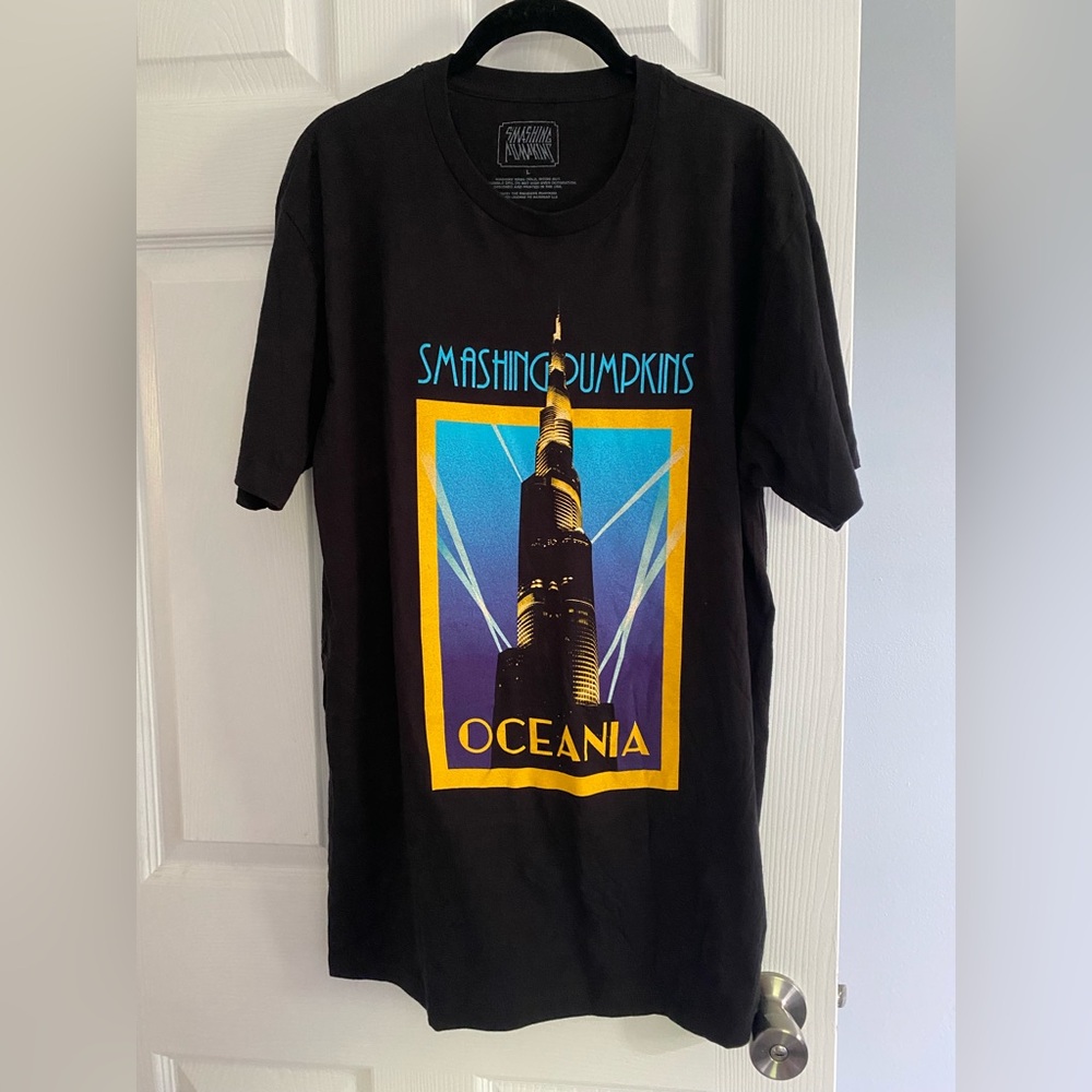 Smashing Pumpkins Oceania Black Graphic T-Shirt
